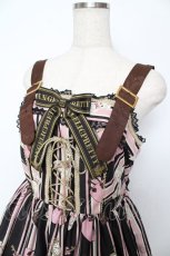 画像3: Angelic Pretty / Travelくまちゃんベルトジャンパースカート  黒 Y-25-11-22-209-AP-OP-SZ-ZS (3)