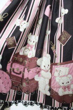 画像4: Angelic Pretty / Travelくまちゃんベルトジャンパースカート  黒 Y-25-11-22-209-AP-OP-SZ-ZY