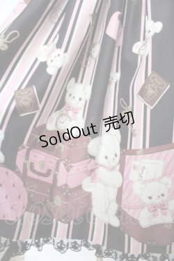 画像4: Angelic Pretty / Travelくまちゃんベルトジャンパースカート  黒 Y-25-11-22-209-AP-OP-SZ-ZS