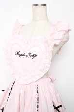 画像3: Angelic Pretty / Heart胸あて付スカート  ピンク Y-25-11-22-210-AP-SK-SZ-ZY (3)