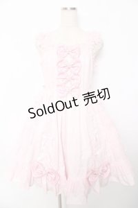 Angelic Pretty / Angelic Princessジャンパースカート  ピンク Y-25-11-22-211-AP-OP-SZ-ZY