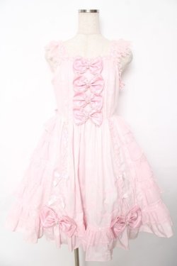 画像1: Angelic Pretty / Angelic Princessジャンパースカート  ピンク Y-25-11-22-211-AP-OP-SZ-ZY