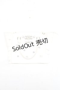 SAMANTHAVEGA / ビジューフラッターバッグ  白 Y-25-11-22-027-LO-BG-SZ-ZY