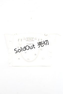 画像1: SAMANTHAVEGA / ビジューフラッターバッグ  白 Y-25-11-22-027-LO-BG-SZ-ZY