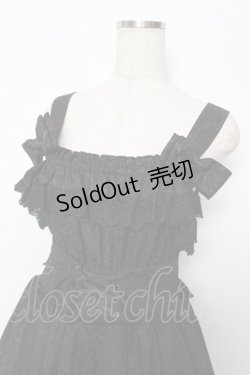 画像3: ATELIER PIERROT / Mystique Jacquard Jumper Skirt  ブラック Y-25-11-22-212-EL-OP-SZ-ZY