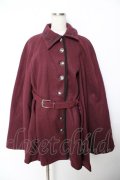 axes femme / 連釦ケープコート F パープル Y-25-11-22-214-AX-CO-SZ-ZY