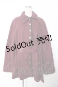 axes femme / 連釦ケープコート F パープル Y-25-11-22-214-AX-CO-SZ-ZY