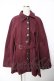 画像1: axes femme / 連釦ケープコート F パープル Y-25-11-22-214-AX-CO-SZ-ZY (1)