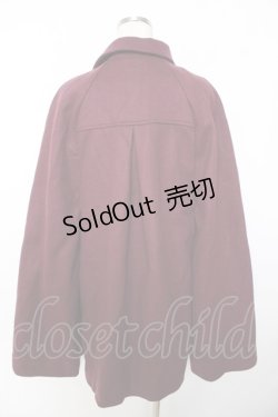 画像2: axes femme / 連釦ケープコート F パープル Y-25-11-22-214-AX-CO-SZ-ZY