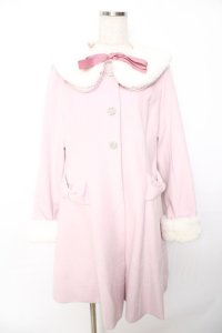 Amavel / Snow Crystal bijouコート F ピンク Y-25-11-22-216-CA-CO-SZ-ZY