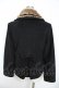 画像2: axes femme / 襟ファーショートコート M 黒 Y-25-11-22-217-AX-CO-SZ-ZY (2)