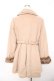 画像2: axes femme / レースカラーコート M ベージュ Y-25-11-22-219-AX-CO-SZ-ZY (2)