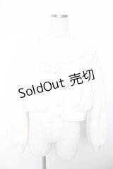 axes femme POETIQUE / ビッグ襟ガーリーブルゾン M 生成り Y-25-11-22-221-AX-JA-SZ-ZY