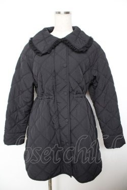 画像1: evelyn / キルティングコート  黒 Y-25-11-22-222-LO-CO-SZ-ZY