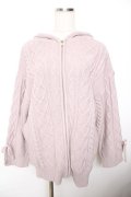 evelyn / ニットパーカー  ピンク Y-25-11-22-224-LO-TO-SZ-ZY