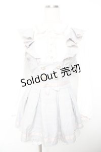 LIZ LISA / ダブルハートラッフルセットアップ 0 グレー Y-25-11-22-225-LO-OP-SZ-ZY