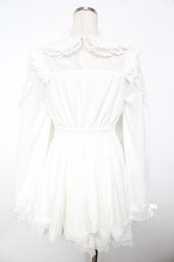 画像2: LIZ LISA / トリプルリボンフリルセットアップ 0 白 Y-25-11-22-226-LO-OP-SZ-ZY