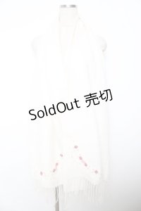 axes femme / ガーデンレース大判ストール F 生成り Y-25-11-22-228-AX-ZA-SZ-ZY