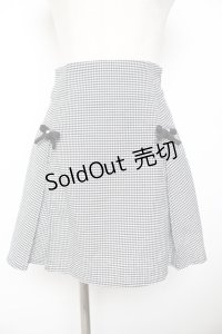 evelyn / リボン台形スカパン  黒 Y-25-11-22-229-LO-PA-SZ-ZY