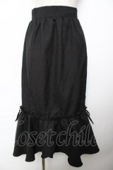 couture BY ROJITA / サイドリボンキツイードマーメイドスカート F 黒 Y-25-11-22-235-LO-SK-SZ-ZY