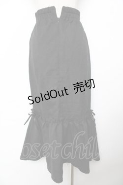 画像2: couture BY ROJITA / サイドリボンキツイードマーメイドスカート F 黒 Y-25-11-22-235-LO-SK-SZ-ZS