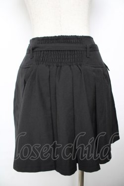 画像2: An MILLE / ベルトタックプリーツキュロット  黒 Y-25-11-22-236-EL-PA-SZ-ZY