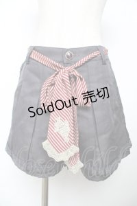 axes femme / プリーツキュロット M チャコール Y-25-11-22-241-AX-PA-SZ-ZY