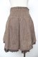 画像2: axes femme / ラメチェックハイウエストキュロット M 茶 Y-25-11-22-242-AX-PA-SZ-ZY (2)