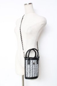 evelyn / ツイードショルダーバック  黒 Y-25-11-22-029-LO-BG-SZ-ZT386