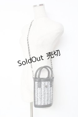 画像1: 【SALE】evelyn / ツイードショルダーバック  黒 Y-25-11-22-029-LO-BG-SZ-ZT386