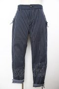 axes femme / ストライプパンツ M 紺 Y-25-11-22-247-AX-PA-SZ-ZY