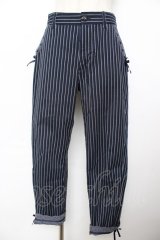 axes femme / ストライプパンツ M 紺 Y-25-11-22-247-AX-PA-SZ-ZY