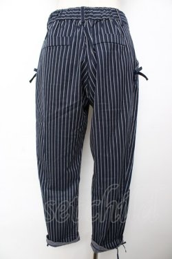 画像2: axes femme / ストライプパンツ M 紺 Y-25-11-22-247-AX-PA-SZ-ZY