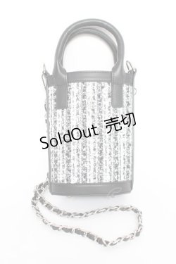 画像2: 【SALE】evelyn / ツイードショルダーバック  黒 Y-25-11-22-029-LO-BG-SZ-ZT386