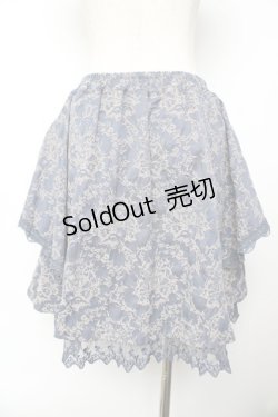 画像2: axes femme / イレギュラーフリルジャガードスカート   Y-25-11-22-258-AX-SK-SZ-ZI