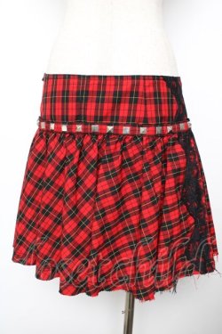 画像2: ALGONQUINS / フラップ付きチェックスカート   Y-25-11-22-259-AL-SK-SZ-ZY