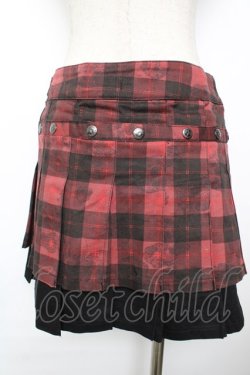 画像2: h.ANARCHY / チェック巻きスカート   Y-25-11-22-260-HN-SK-SZ-ZY