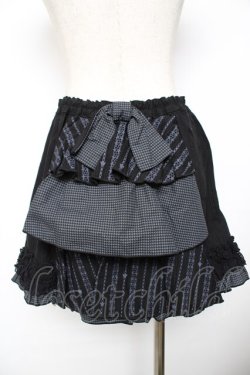 画像2: HONEY / 後ろバッスルバタフライ刺繍スカート  黒 Y-25-11-22-261-HN-SK-SZ-ZY