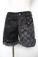 画像1: h.ANARCHY / スカルptショートパンツ  黒 Y-25-11-22-262-HN-PA-SZ-ZY (1)