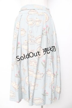 画像2: Jane Marple / Tea for twoドレススカート  ブルーグレー Y-25-11-22-268-JM-SK-SZ-ZI