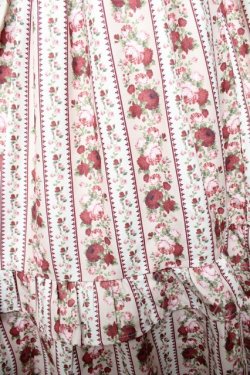 画像3: axes femme kawaii / ストライプローズ柄スカート  生成り Y-25-11-22-269-AX-SK-SZ-ZY