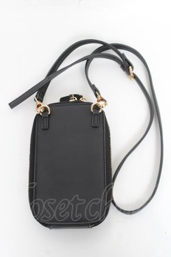 画像2: Rojita / ハートビジューリボンマルチミニショルダー  黒 Y-25-11-22-030-LO-BG-SZ-ZY