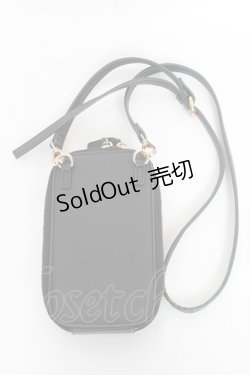 画像2: Rojita / ハートビジューリボンマルチミニショルダー  黒 Y-25-11-22-030-LO-BG-SZ-ZT487