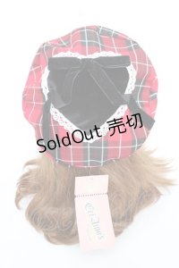 Eri Aino's collaboration / シャーロットの水曜日ベレー帽  赤 Y-25-11-22-035-LO-AC-SZ-ZY