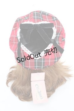 画像1: Eri Aino's collaboration / シャーロットの水曜日ベレー帽  赤 Y-25-11-22-035-LO-AC-SZ-ZY