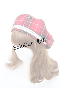 画像2: Eri Aino's collaboration / シャーロットの水曜日ベレー帽  赤 Y-25-11-22-035-LO-AC-SZ-ZY