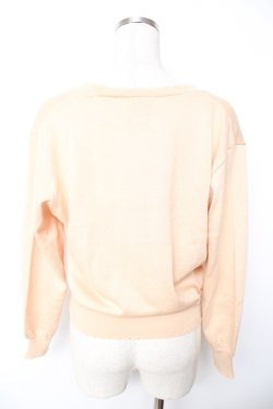 画像2: F&A / シアーフラワー釦UVカットニットカーディガン F ライトオレンジ Y-25-11-24-040-LO-TO-SZ-ZY