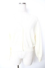 F&A / シアーフラワー釦UVカットニットカーディガン F アイボリー Y-25-11-24-041-LO-TO-SZ-ZY