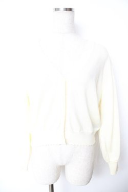 画像1: F&A / シアーフラワー釦UVカットニットカーディガン F アイボリー Y-25-11-24-041-LO-TO-SZ-ZY
