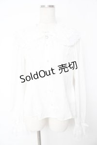 Angelic Pretty / Airy Frillブラウス  白 Y-25-11-24-045-AP-BL-SZ-ZY